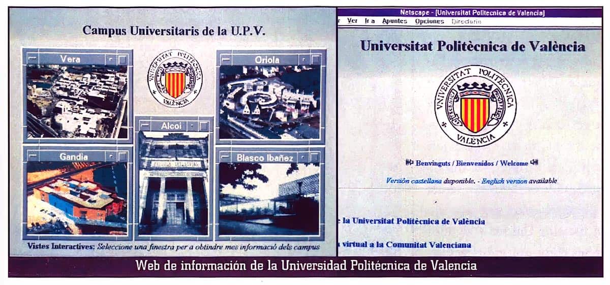 Primera web de la UPV
