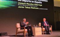 Joaquín Maudos y Javier Tebas