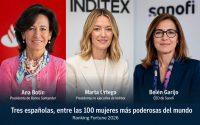 Tres mujeres españolas entre las 100 más poderosas del mundo, según Fortune