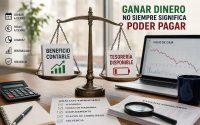 Una empresa puede ganar dinero y aun así tener problemas para pagar
