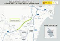 Transportes licita por 10,1 millones la mejora del firme de la A-7