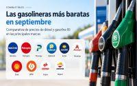 Las gasolineras más baratas de septiembre: Bonàrea, Petroprix y Plenergy